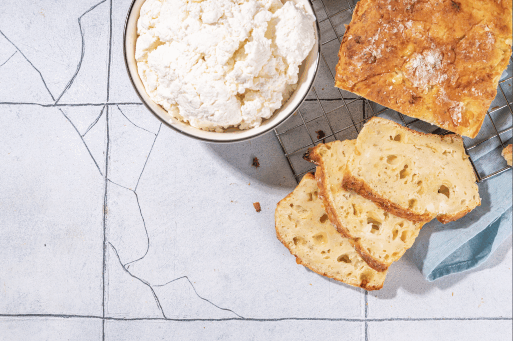 low carb high protein cottage cheese bread